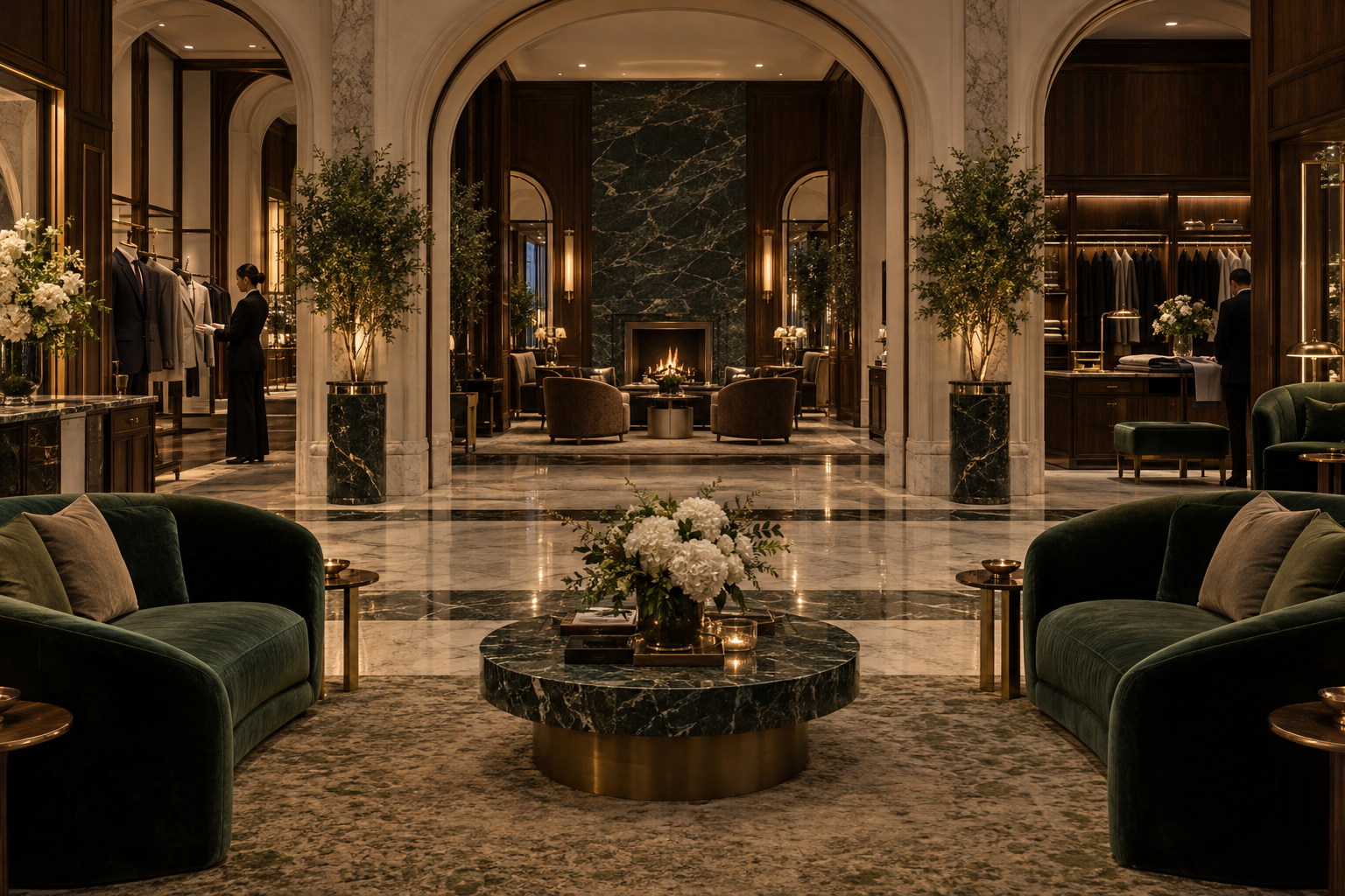The future Ruisseau House reception